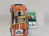 Rotchi Gun Cleaning Kit ( Rifle .22 Cal) and Cleaning Pull Thru Kit (.22 Cal) 