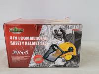 4-In-1 Commercial Safety Helmet Set 