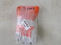 (3) Pairs of Work Gloves 