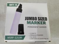 (10) Jumbo Sized Markers 