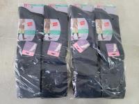 (4) Pairs of Hanes Soft and Silky Black Knee High Socks 