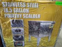 Stainless Steel 18.5 Gallon Poultry Scalder