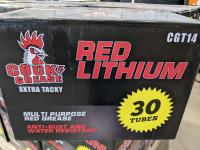 Case of Red Lithium Multi-Purpose Grease