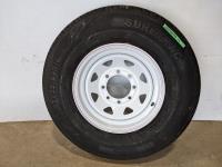 (1) Suretrac ZT301 ST235/80R16 Tire with Steel Rim