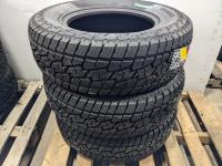 (3) Grizzly A/T M&S LT275/70R18 Tires