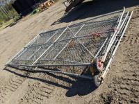 (3) 6 Ft X 15 Ft Chain-Link Gates