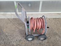 Hose Reel Cart with Qty of 1 Inch Hose