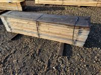 (96) Pieces of 1 Inch X 4 Inch X 10 Ft Band Sawed Spruce Lumber 