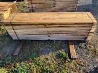 (96) Pieces of 1 Inch X 4 Inch X 8 Ft Band Sawed Spruce Lumber 