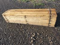 (32) Pieces of 2 Inch X 6 Inch X 8 Ft Band Sawed Spruce Lumber 