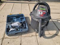 Craftsman 5.0 HP 13 Gallon Vacuum and Craftsman 14.4v Power Saw Set with Battery 
