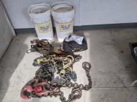 Qty of Lifting Chains, Harness and Spill Kit