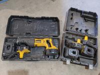 DeWalt 18V Reciprocating Saw, Batteries and Chargers