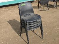 (4) Stacking Chairs 