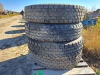 (4) Bridgestone 11R24.5 Truck Tires