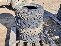 (4) Dunlop Quad Tires At 25 X 8 - 12