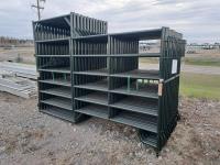 (6) 10 Ft Livestock Panels with Gates 1-5/8 Inch 