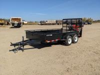 2022 Canada Trailers 12 Ft T/A Flat Deck Utility Trailer