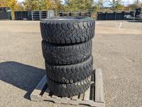 (4) Goodyear Wrangler 285/70R17 Tires On 8 Bolt Aluminum Rims
