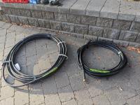 40 Ft 3/8 Inch 4000 PSI Pressure Washer Hose with Quick Couplers, Qty of 1/2 Poly Hose