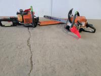 Stihl HS80 Hedge Trimmer and Stihl MS170 Chain Saw