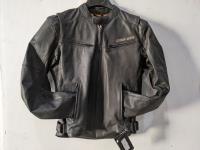 Can-Am Leather Motorcycle Jacket Mens Size Small