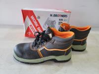 H. Brothers Leather Steel Toe Work Shoes