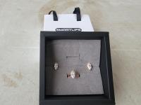 Smartlife 2 Piece Rose Gold Plated Marquise Set