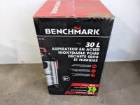 Benchmark 30L Stainless Steel Wet/Dry Vacuum 