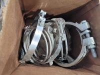 (7) 6 Inch and 8 Inch Hose Clamps