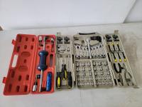 9 Piece Heavy Duty Dent Puller and Trades Pro 140 Piece Automotive Tool Kit 