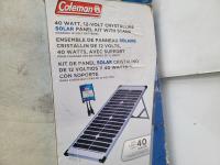 Coleman 40 Watt 12Volt Crystalline Solar Panel Kit with Stand 