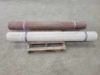 (2) Rolls of 79 Inch Commercial Lino