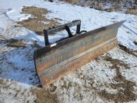 96 Inch Hydraulic Angle Snow Blade - Skid Steer Attachment