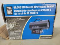 Powerfist 60,000 BTU Forced Air Propane Heater