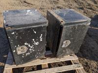(2) Metal Tool Boxes 