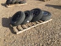 (4) Misc Tires w/ Rims 