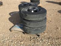 (6) 235/80R16 Tires w/ Rims 