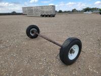 Axle w/ 7.50-16Lt Tires and Rims 