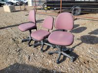 (3) Office Chairs 