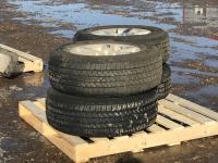 (4) Good Year Wrangler P265/65R18 Tires w/ GMC Rims 