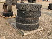 (4) Michelin 11R24.5 Tires w/ Rims