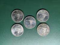 (5) 1967 Royal Canadian Mint Silver Dollar