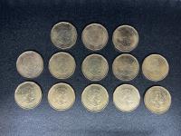 2005 (13) Canadian Dollar Mint Terry Fox Marathon of Hope 25Th Anniversary Loonie Dollar Coins