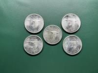 (5) 1967 Royal Canadian Mint Silver Dollars