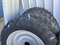 (2) 13.6X38 Tractor Tires and Rims