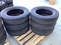 (6) Continental 225/70R19.5 Trailer Tires