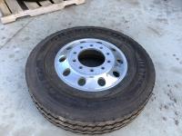 (1) 11R225 Tire On Alcoa Aluminum Rim