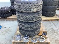 (4) Bridgestone Lt275/70R18 On Aluminum Rims (Take Offs)