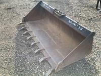 Bradco 84 Inch Tooth Bucket - Skid Steer Attachment
